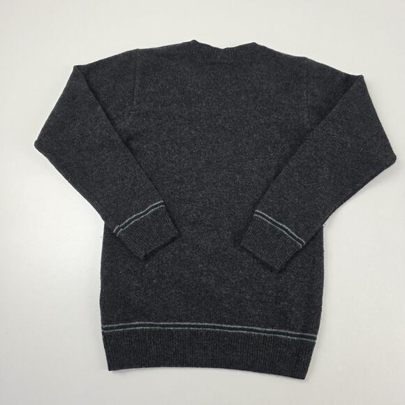 Harry Potter Sweater Mens XS Gray V Neck 100% Lambswool Made in Scotland - Picture 11 of 12